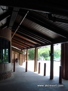 Pathway to bus stops